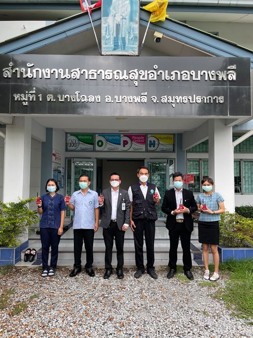 สำนักงาน กสทช. โดย รก.ลสทช.ได้มอบหมายให้ สำนักงาน กสทช.เขต 11 มอบเครื่องวิทยุคมนาคม CB245  เพื่อใช้ในการติดต่อสื่อสารในการปฏิบัติงานให้บริการรักษาผู้ป่วย ติดเชื้อไวรัสโคโรนา 2019(COVID-19) ณ โรงพยาบาลสนาม ในพื้นที่จังหวัดสมุทรปราการ