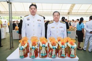 พิธีทำบุญตักบาตรถวายเป็นพระราชกุศล เนื่องในวันเฉลิมพระชนมพรรษา สมเด็จพระนางเจ้าสิริกิติ์ พระบรมราชินีนาถ พระบรมราชชนนีพันปีหลวง 