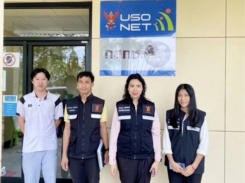ลงพื้นที่ดำเนินการตรวจสอบ ในการตรวจติดตามระยะที่ 2 ครั้งที่ 7 และ 8 โครงการจัดให้มีสัญญาณโทรศัพท์เคลื่อนที่และบริการอินเทอร์เน็ตความเร็วสูงในพื้นที่ชายขอบฯ จังหวัดชลบุรี 