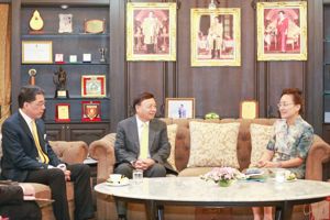 เลขาธิการ กสทช. ให้การต้อนรับ Ms. Eun-Ju Kim, Chief, Innovation and Partnership Department (IP), ITU Telecommunication Development Bureau (BDT)