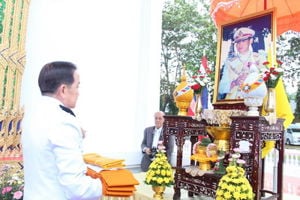 สำนักงาน กสทช. เป็นเจ้าภาพถวายผ้าพระกฐินพระราชทาน ณ วัดบูรพาพิทยาราม จังหวัดจันทบุรี ประจำปี 2557